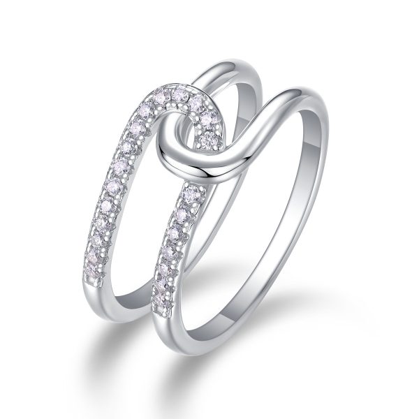 925 Sterling Silver Double Band Ring