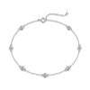 9 Stone Bezel Set Diamonds Bracelet