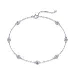 9 Stone Bezel Set Diamonds Bracelet
