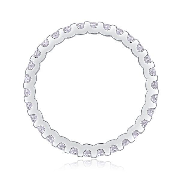AnuClub Eternity Moissanite Wedding Band Ring