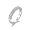 925 Sterling silver Bar Wedding Ring For Women