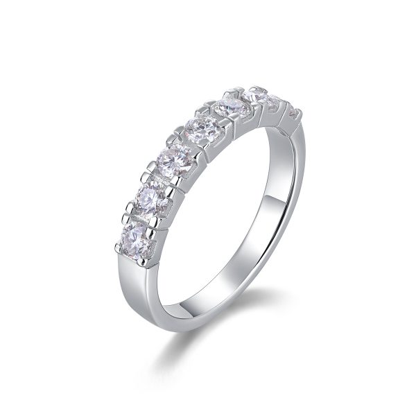 925 Sterling silver Bar Wedding Ring For Women
