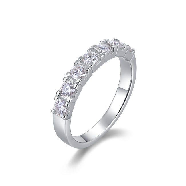 925 Sterling silver Bar Wedding Ring For Women