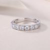 Bar Setting Ring In Sterling Silver For Women