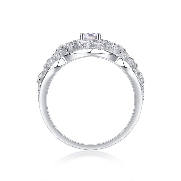 Sterling Silver Diamond Anniversary Rings For Women - Image 6