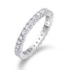 Sterling Silver Diamond Eternity Ring