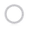Lab Diamond Eternity In 925 Sterling Silver Ring For Women