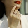 Sterling Silver Diamond Eternity Ring For Women