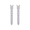 Knot Sterling Silver Hoop Earrings for women