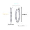 Knot Sterling Silver Hoop Earrings for women