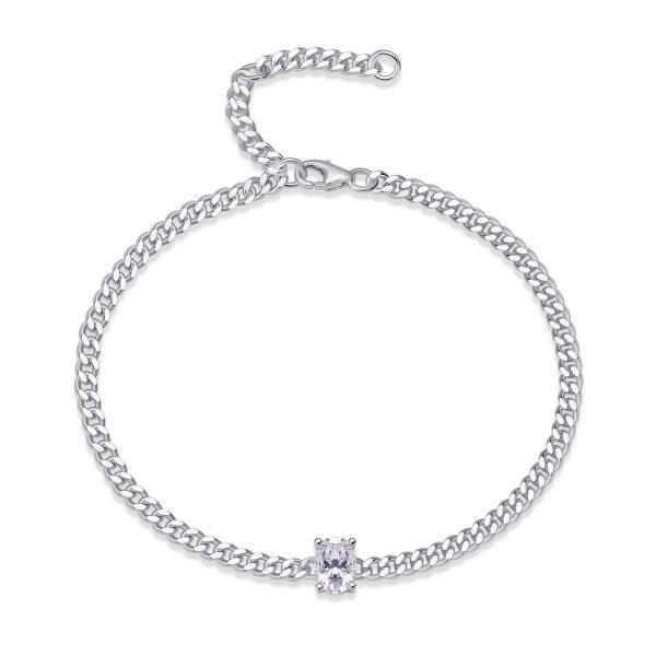 Oval Forever One Moissanite Bracelet