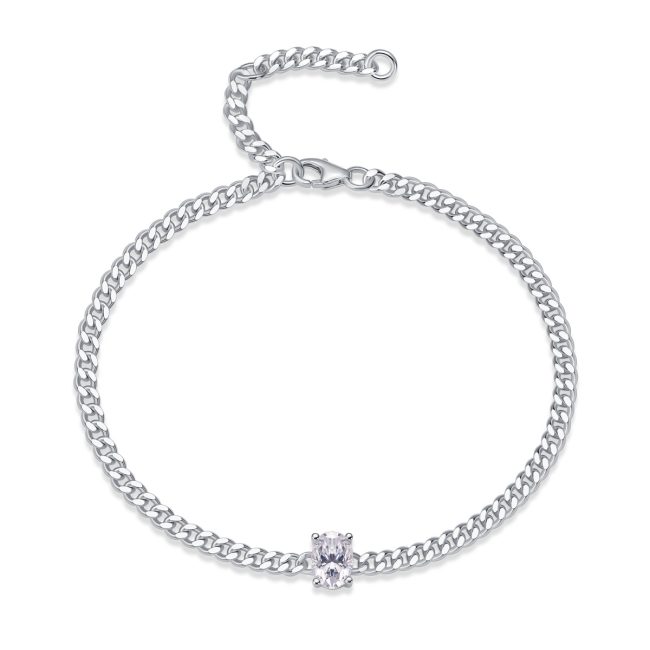 Oval Forever One Moissanite Bracelet