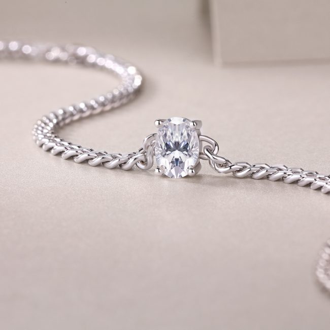 Sterling Silver Cuban Chain Link bracelet