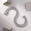 Pave Diamond Jumbo Cuban Link Bracelet