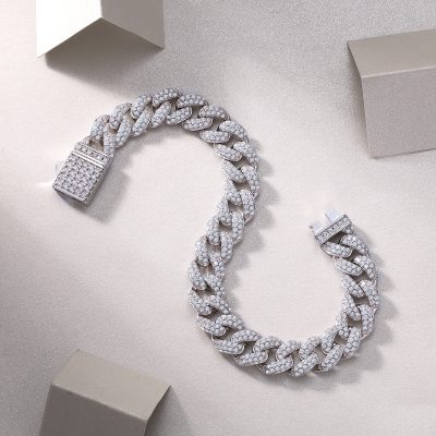 Pave Diamond Jumbo Cuban Link Bracelet