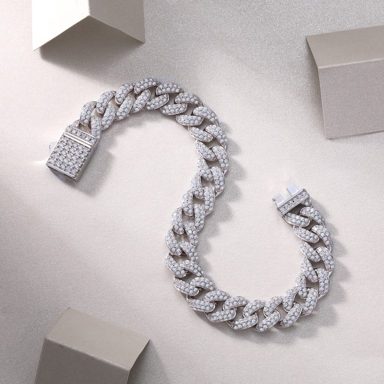 Pave Diamond Jumbo Cuban Link Bracelet