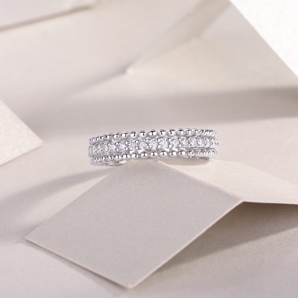 Portola Eternity Diamond Wedding Ring - Image 5