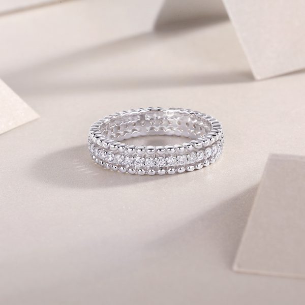 Portola Eternity Diamond Wedding Ring - Image 4