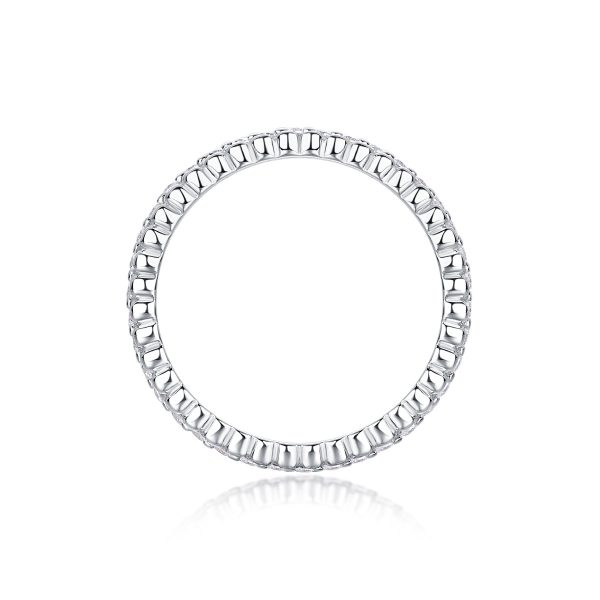 Portola Eternity Diamond Wedding Ring - Image 6