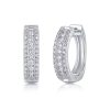 S925 Silver Bright Night Moissanite Earrings