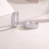 S925 Silver Bright Night Moissanite Earrings