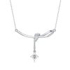 Solitaire Diamond Classic Collarbone Necklace