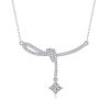 Solitaire Diamond Classic Collarbone Necklace