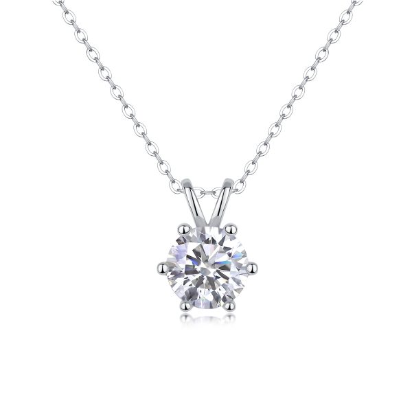 Solitaire Round Diamond Classic Pendant