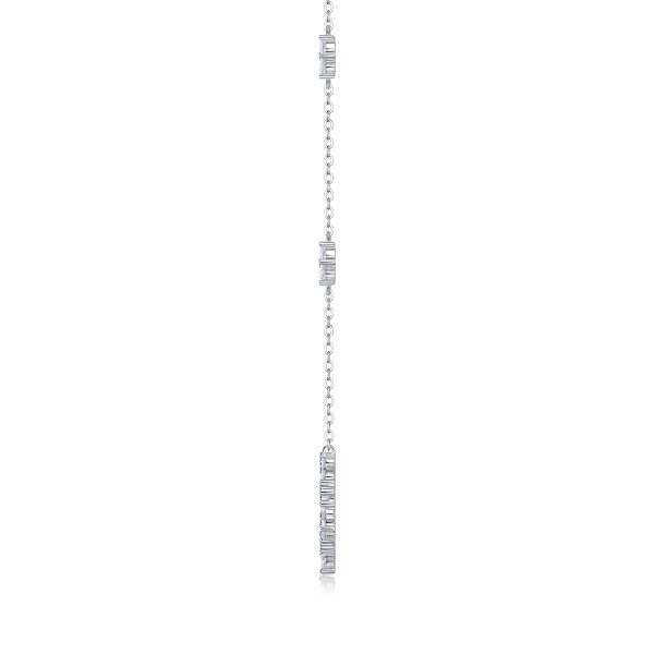 925 Sterling Silver Halo Pendant Necklace - Image 6