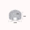 Cluster Ring For Women In 925 Sterling Silver