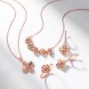 Double use tourmaline pendant s925 silver necklace