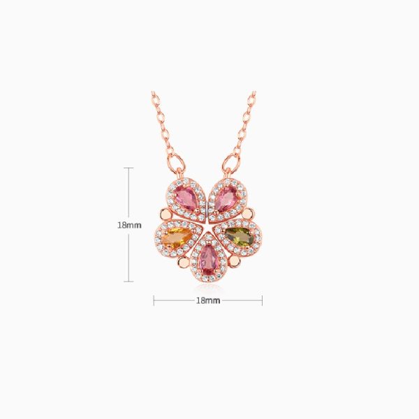 Double use tourmaline pendant s925 silver necklace - Image 6