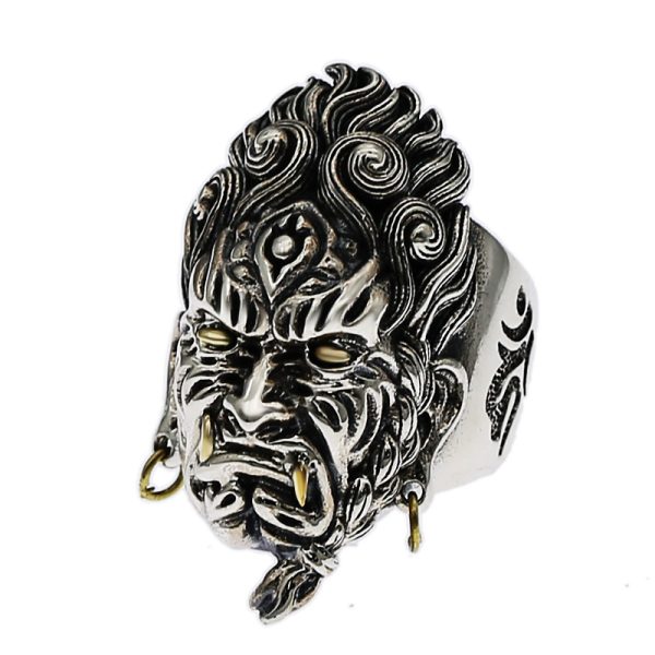 Acala Ring Silver Patron Saint Band