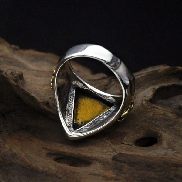 Thai Silver Eye Of Horus Ring For Men - Image 3
