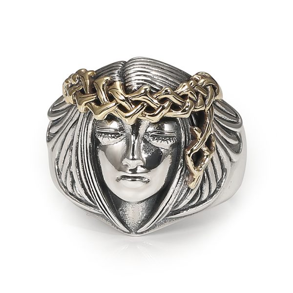 925 Sterling Silver Greek Goddess Ring Vintage Silver Band