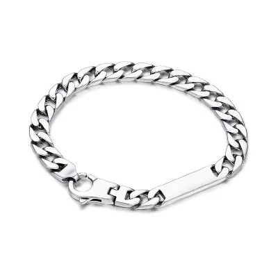 925 Sterling Silver Cuban Fashion Bracelet For Women or Men