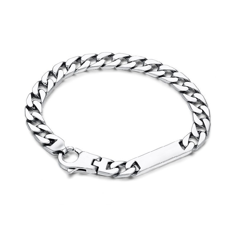 925 Sterling Silver Cuban Fashion Bracelet For Women or Men