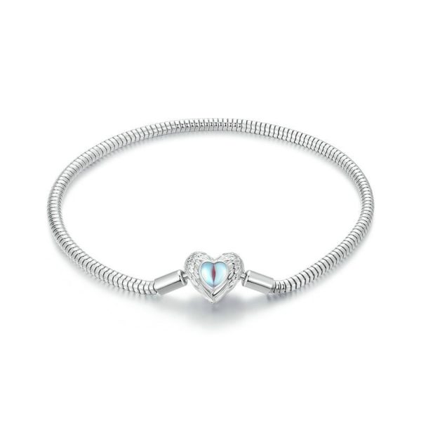 Snake Chain Sterling Silver Bracelet For women, 3mm chain width, 17cm Length Approx 9.2 g wt