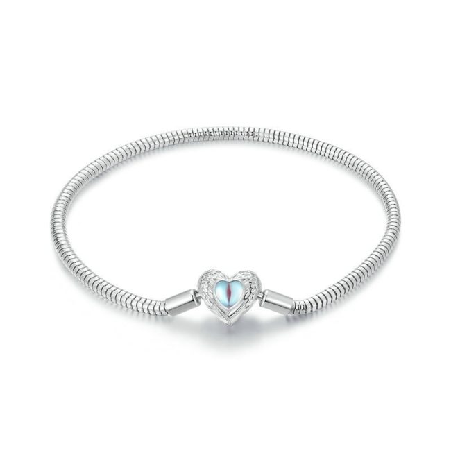 Snake Chain Sterling Silver Bracelet For women, 3mm chain width, 17cm Length Approx 9.2 g wt