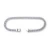 925 Sterling Silver Woven Bracelet For Women