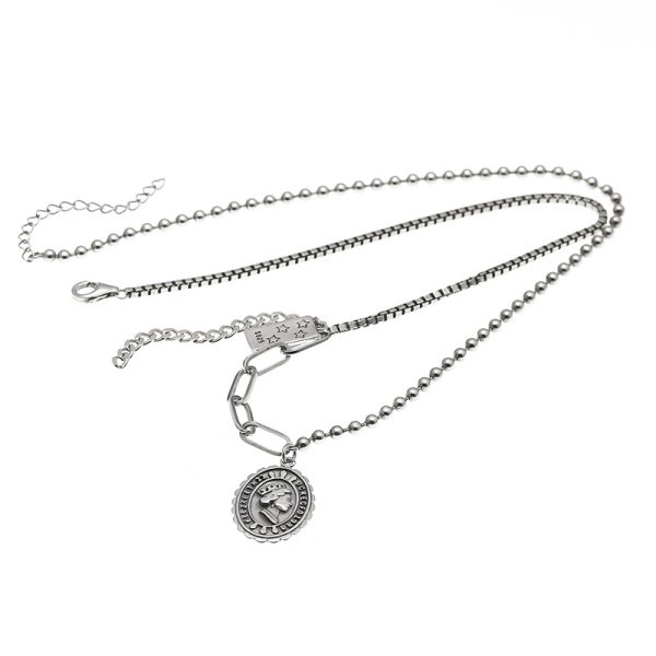 Bead Necklace Vintage Thai Clavicle Chain