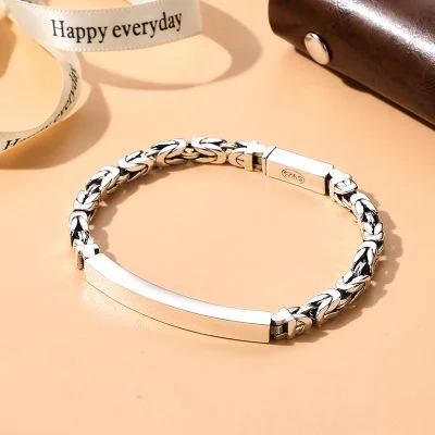 Couple Bracelet Sterling Silver Custom Bracelet