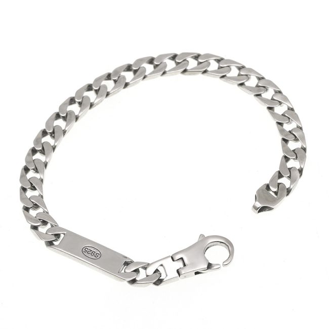 Couple Bracelets Silver Cuban Fashion Bracelet