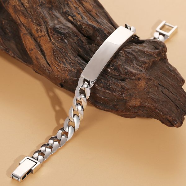 Cuban Link Bracelet Polishing Vintage Bracelet - Image 3