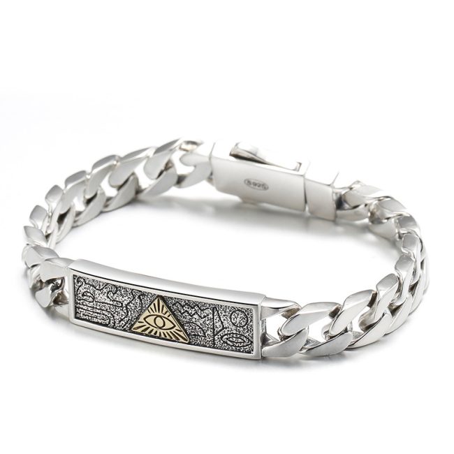 Cuban Bracelet Vintage Thai Silver Bracelet