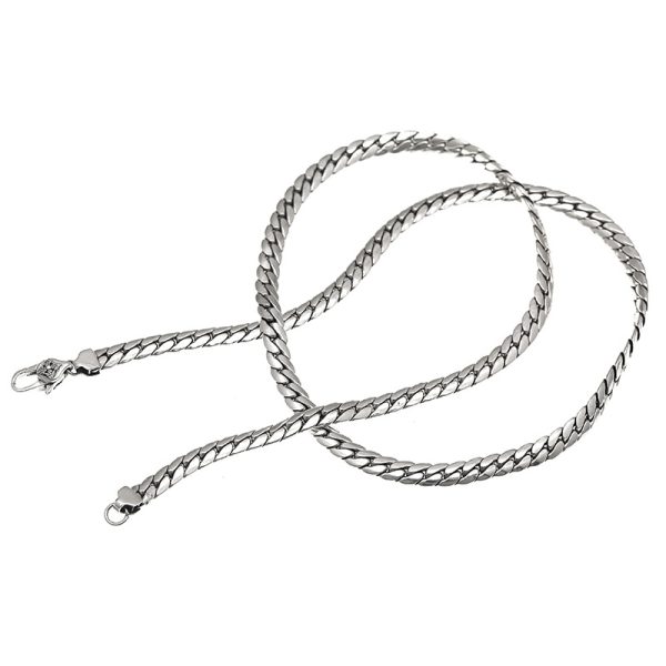 Cuban Necklace Chain Sterling Silver Polishing