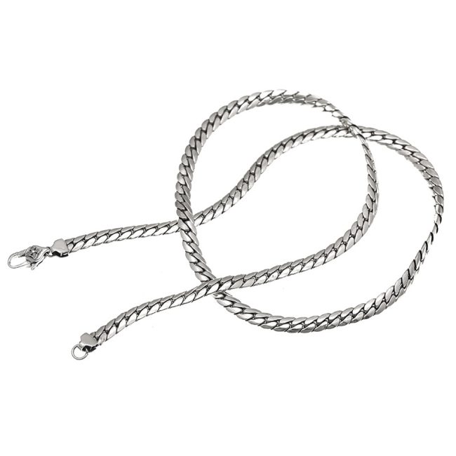 Cuban Necklace Chain Sterling Silver Polishing