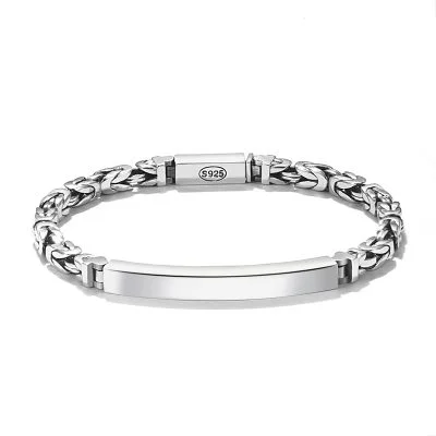Custom Bracelet Sterling Silver Couple Bracelet