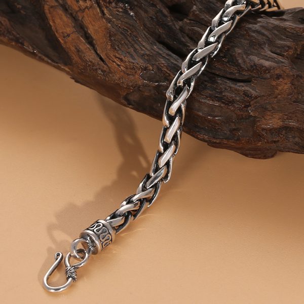 Dragon Bone Bracelet Vintage Thai Silver Bracelet - Image 3