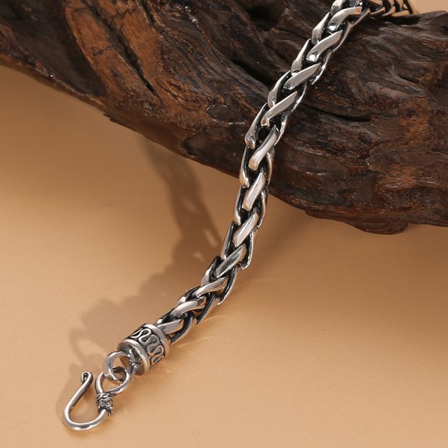 Dragon Bone Bracelet Vintage Thai Silver Bracelet - Image 3